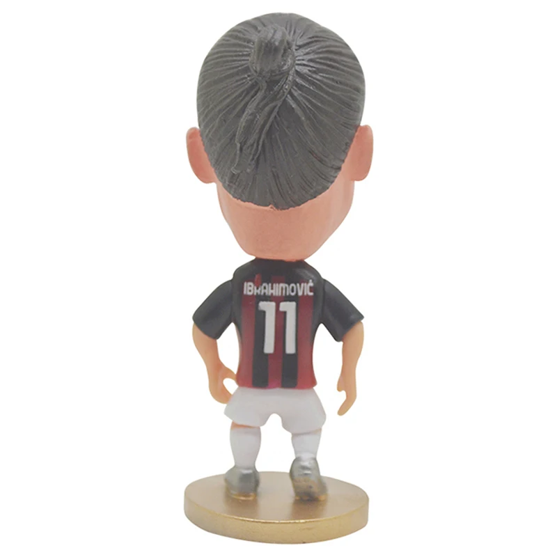 

IBRAHIMOVIC High Quality Football Club Milan 6.5cm Height Dolls PVC Action Figure Soccer Player Toys Fans Souvenir Birthday Gift