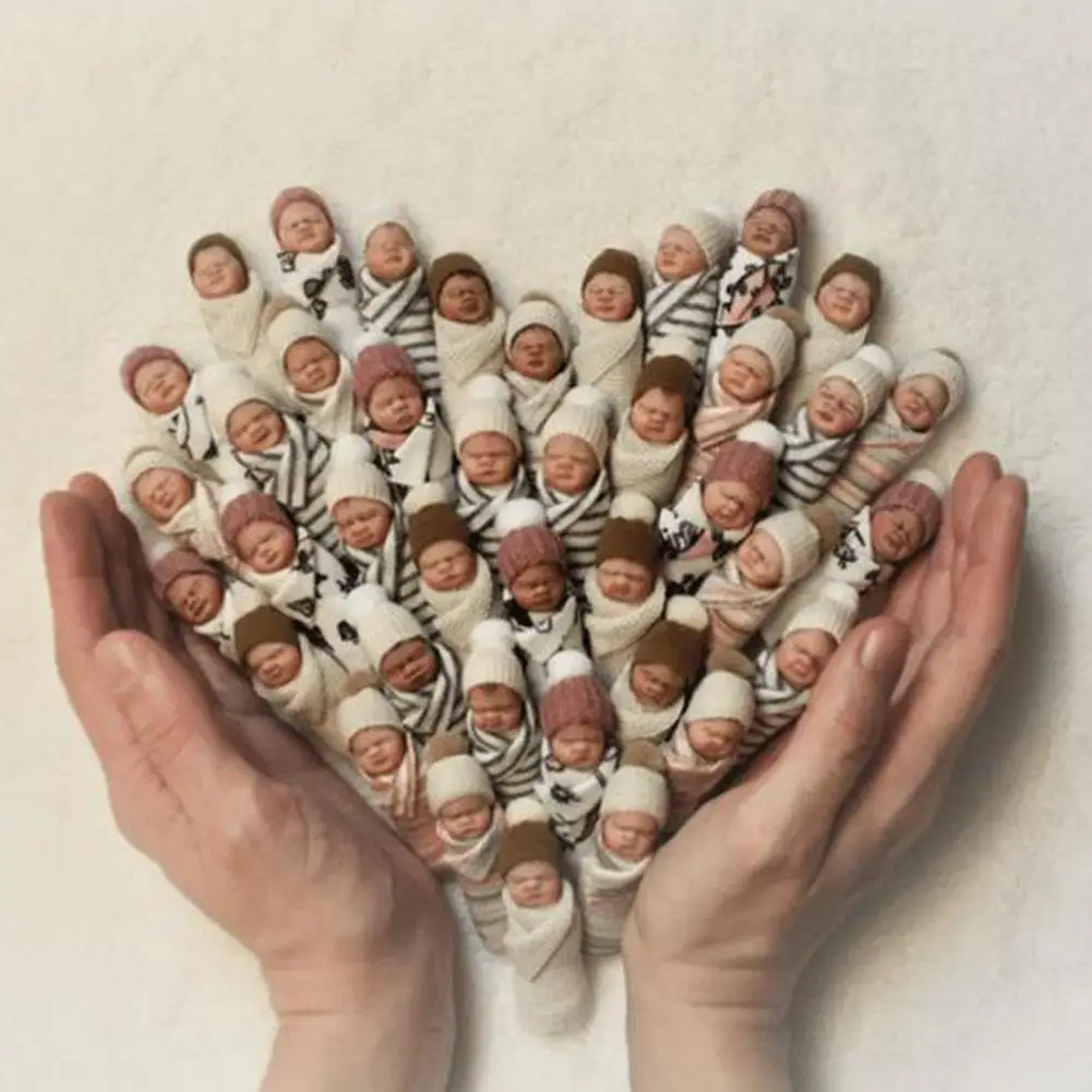 Миниатюрные куклы-реборны 5 см игрушка имитация маленьких пальцев Мини-куклы