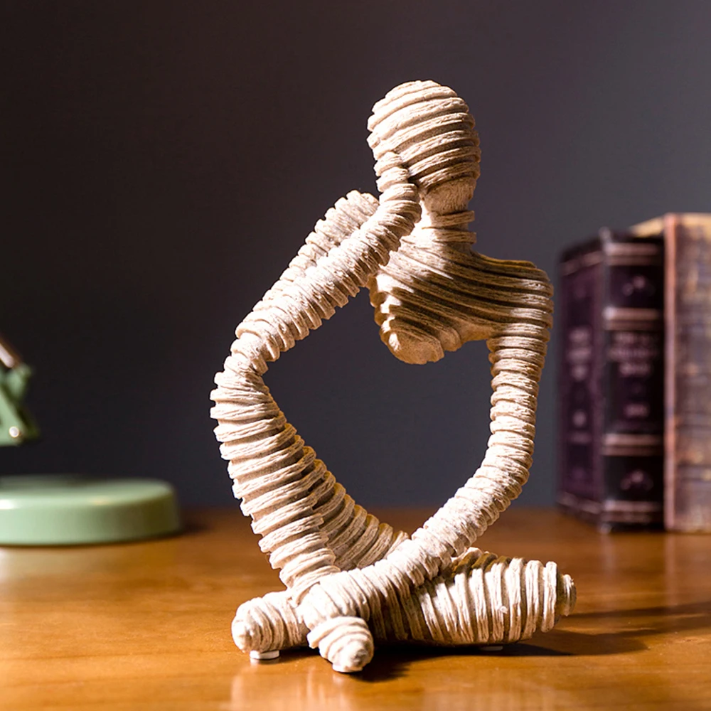 Европейские статуи посредничества из смолы скульптуры статуэтка абстрактного