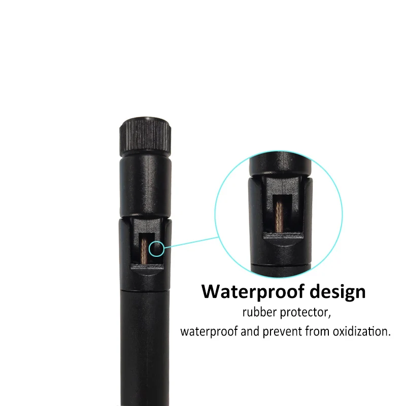 Grandwisdom 10pcs 2.4G antenna 5dbi sma male wlan wifi 2.4ghz antene pbx iot module router signal receiver antena high gain