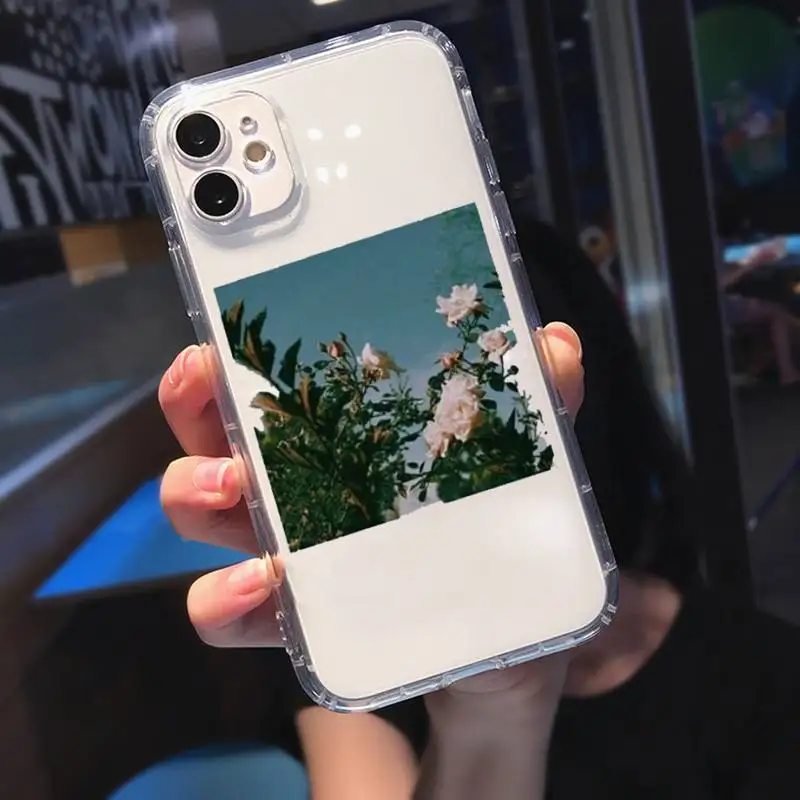 

Great Art Prints Flower Phone Cases Transparent Case For Iphone 6 6s 7 8 Plus XR X XS 11 12 Pro Max