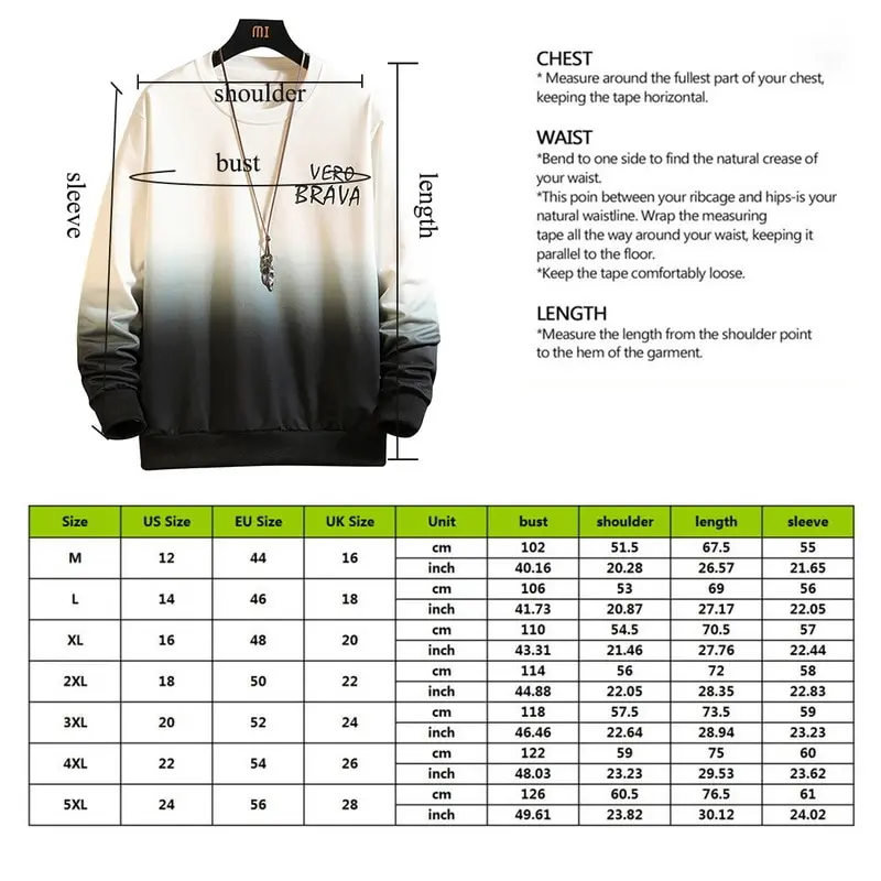 

2021 Autumn Spring Men Hoodies Sweatshirt Letter Print O-neck Pullover Streetwear Casual Fashion Men's Clothing Oversized 5XL