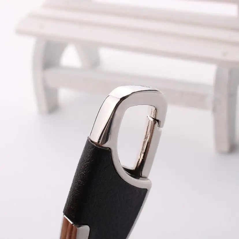 Кожаный Автомобильный брелок для ключей с кольцом Audi A3 A4 A5 A6 VW Passat Skoda Octavia Renault Megane