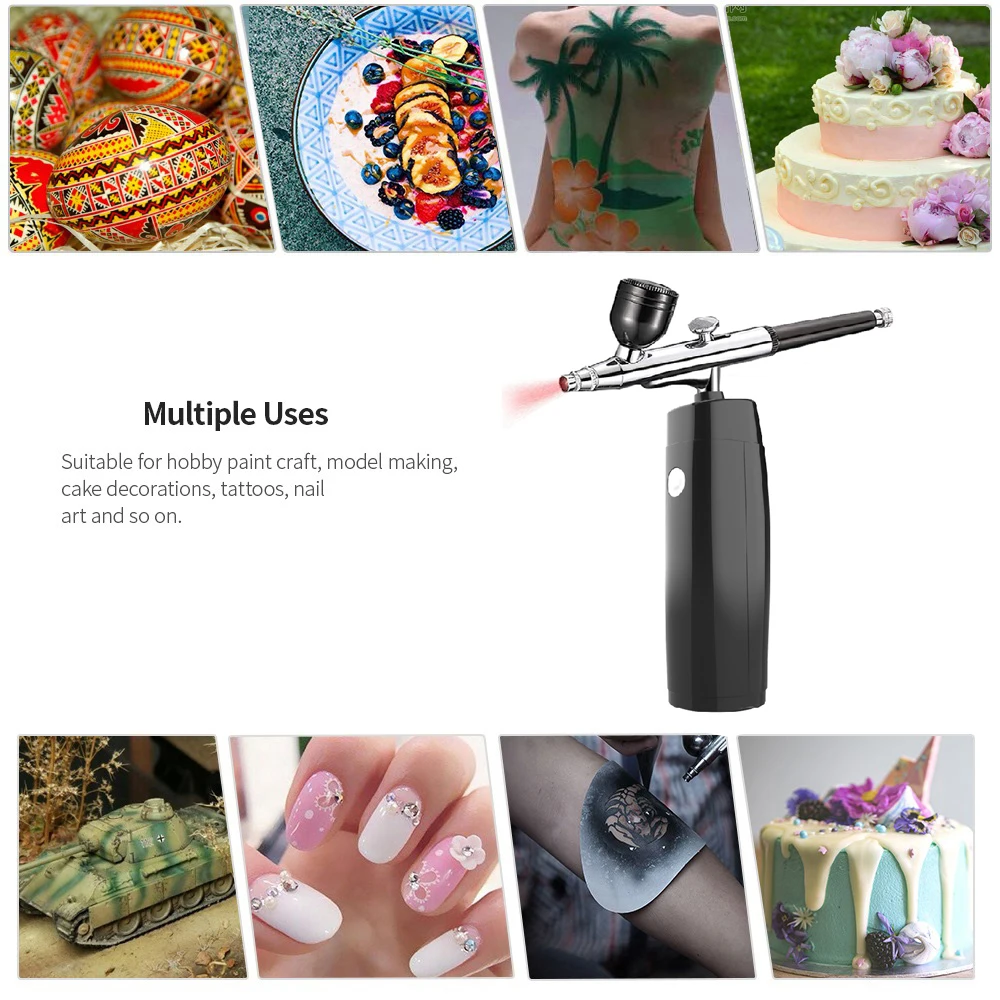 Беспроводной Набор Аэрограф маленький распылительный насос набор ручек