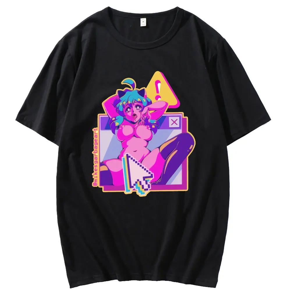 

Female Fashion Street Tshirt Comics Sexy Waifu T-Shirt Otaku Lewd Hentai Cute Girl Anime Pattern Sweatshirts Male Funny T Shirt