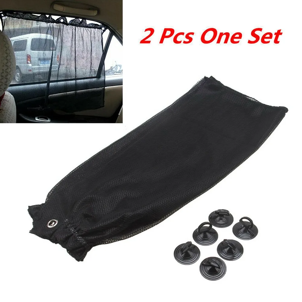

Window Car Curtains 2Pcs Accessory Curtain Foldable Parts Replacement Side