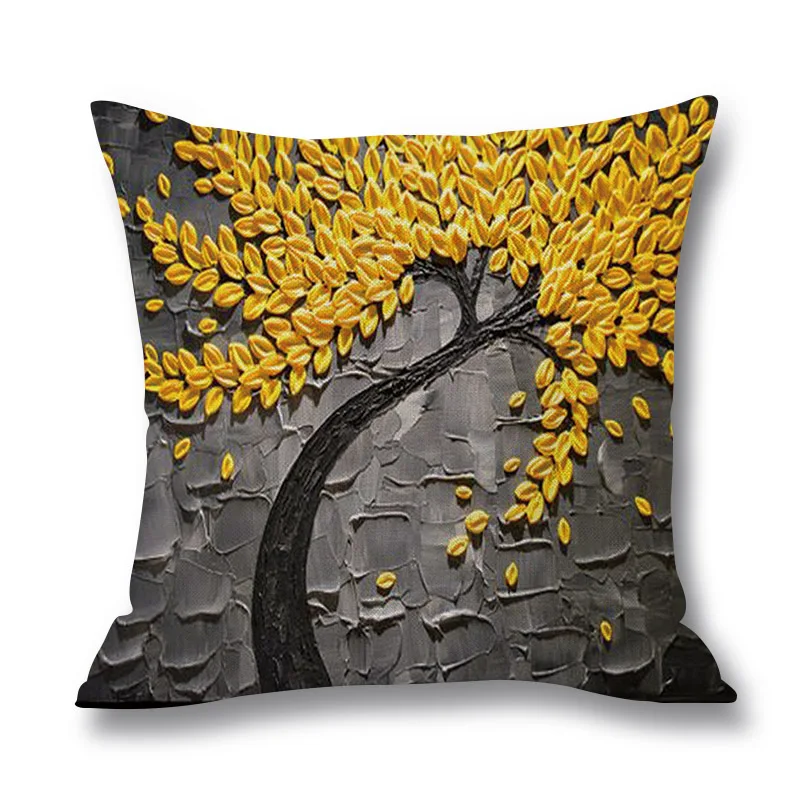 Европейская живопись 45*45 см наволочка декоративная картина маслом дерево