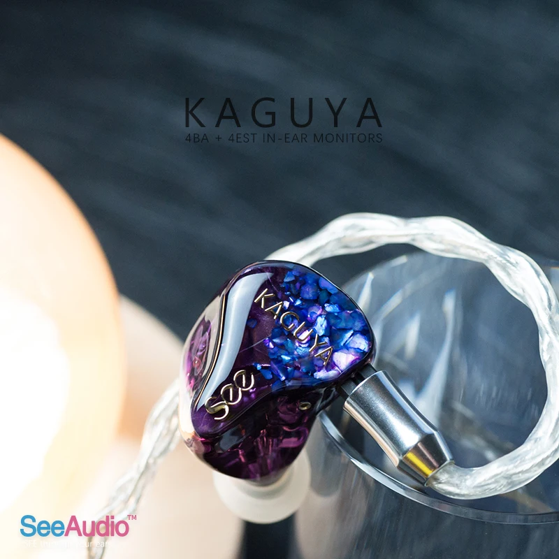 

Наушники SeeAudio kaguya 1DD + 2BA, гибридный блок, Hi-Fi наушники DJ, монитор музыки, IEM 2Pin 0,78 мм 5N OCC кабель, гарнитура vs fiio shanling kz