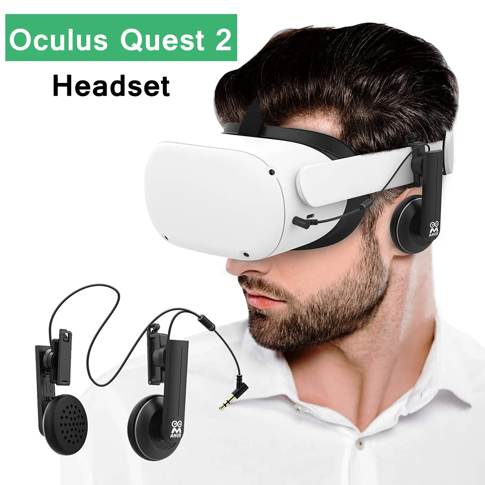 

Наушники-вкладыши для Oculus Quest 2 VR, гарнитура с шумоподавлением, высокочувствительные наушники для Oculus Quest 2, аксессуары