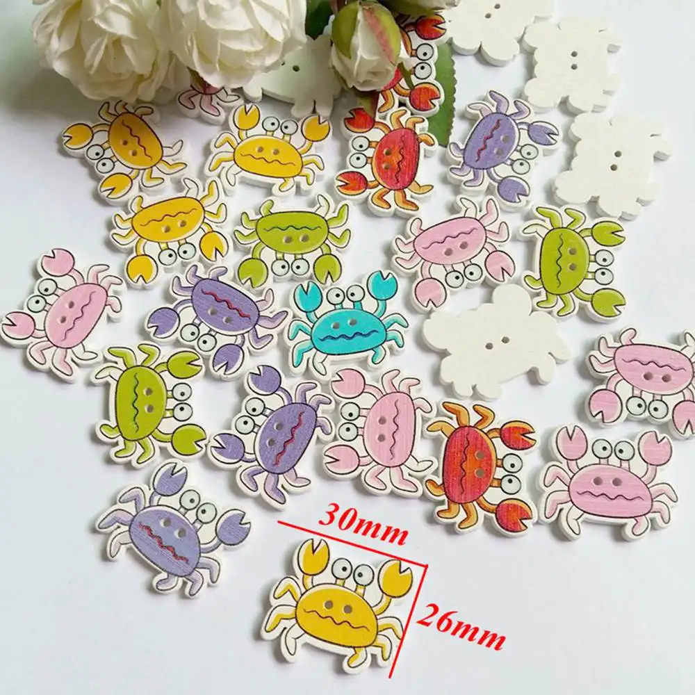 120 шт. Разноцветные деревянные декоративные фотообои для рукоделия 20 х28 мм | Дом и