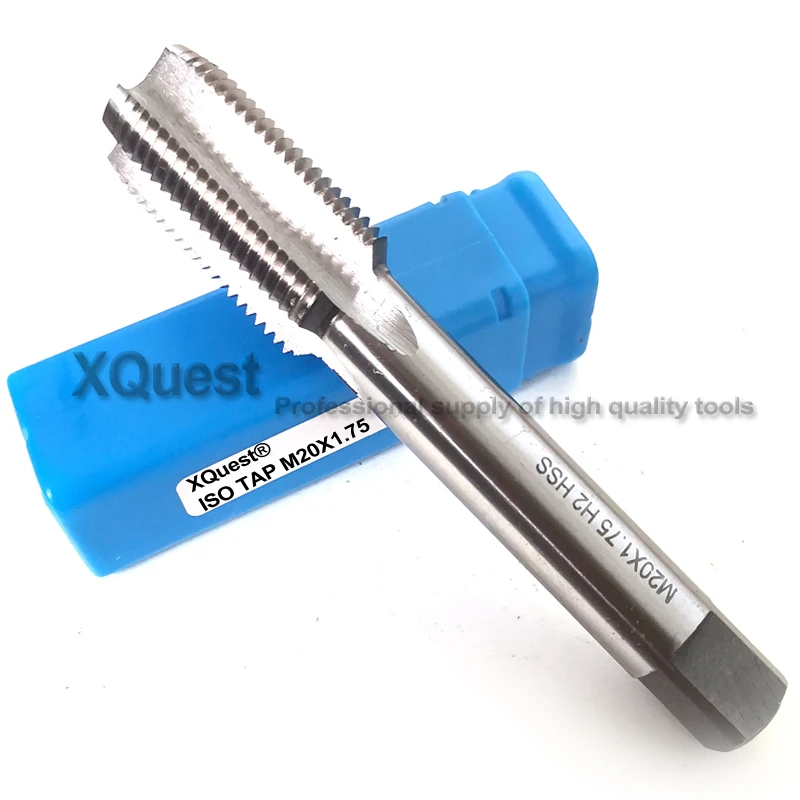 XQuest HSS Метрическая резьба ручной кран M20 M20X2.5 M20X2 M20X1 M20X0.75 M20X0.5 левая ручная прямая