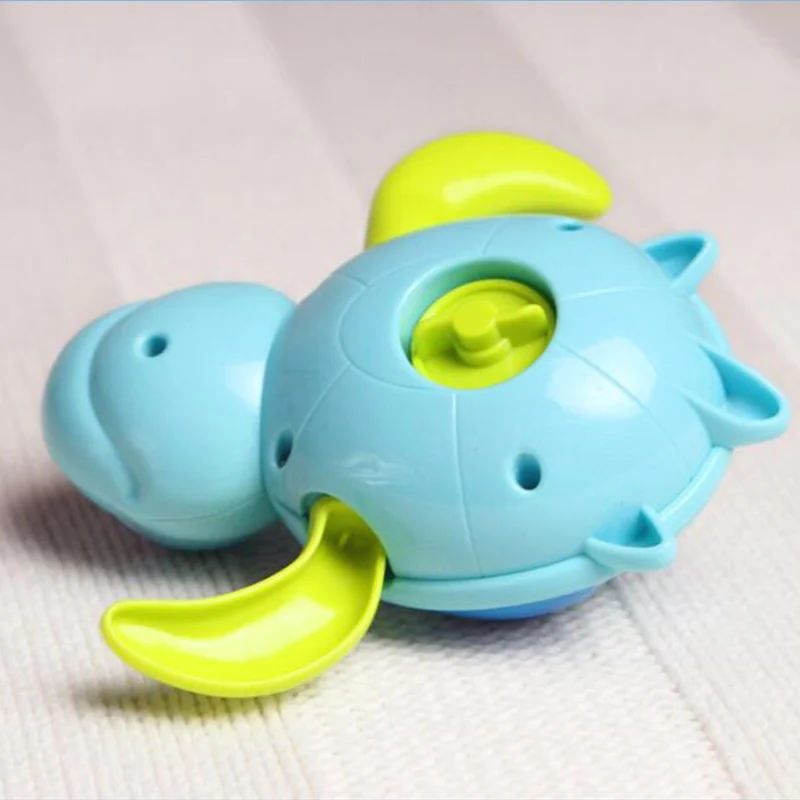 

Baby bath bathroom small toys cartoon small animal image mechanical transmission without battery is safer