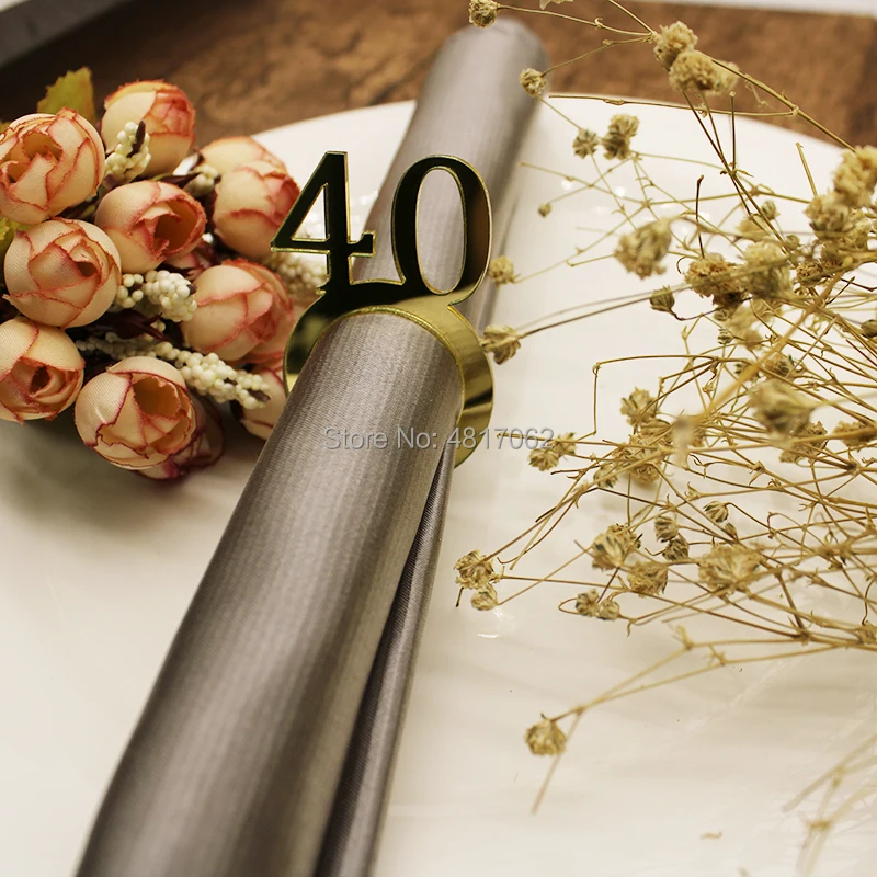 Акриловое кольцо для салфеток/держатель салфеток | Дом и сад