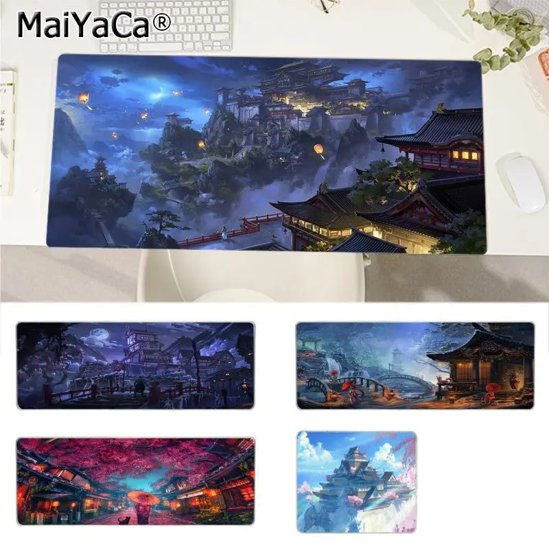 

Japanese Fantasy Flower New Designs gamer play mats Mousepad Size for Keyboards Mat Mousepad for boyfriend Gift
