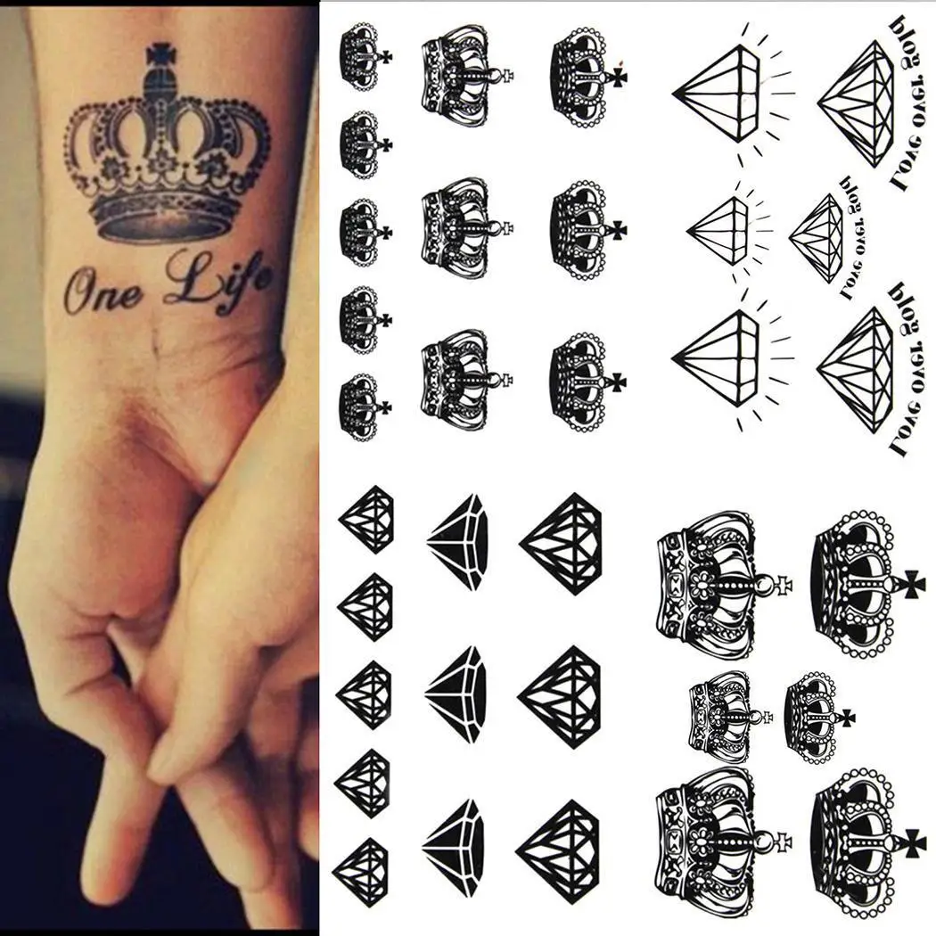 

Waterproof Temporary Tattoo Sticker Small Simple Line Flower Flash Tatoo Cute Leaf Finger Wrist Fake Tatto For Body Art Women