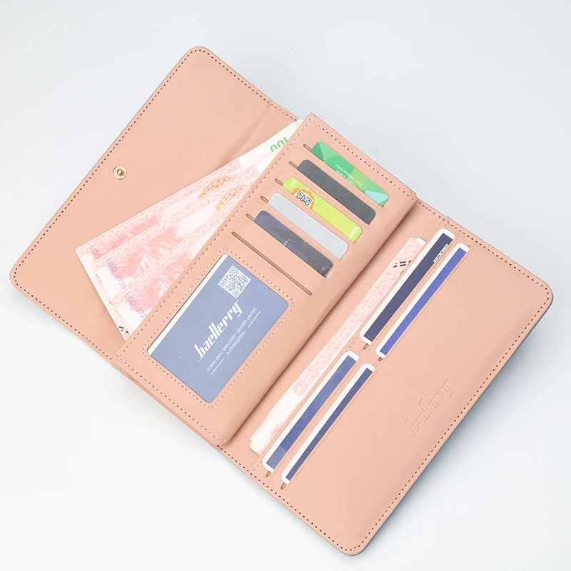 Женский Длинный кошелек с надписью Ms.|Женские кошельки| |