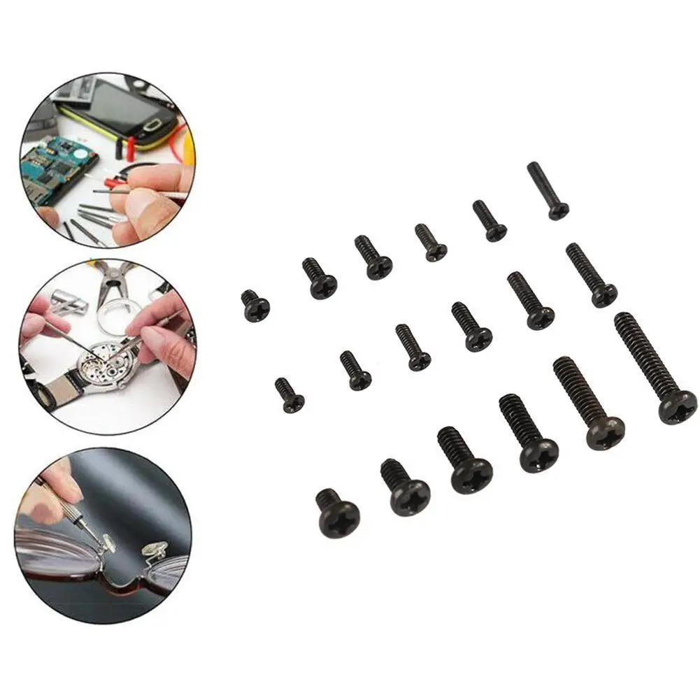 

500Pcs Mini screw DIY Kit Laptop Computer Assemble set Fastener Repair 18 Types Screw X3K7