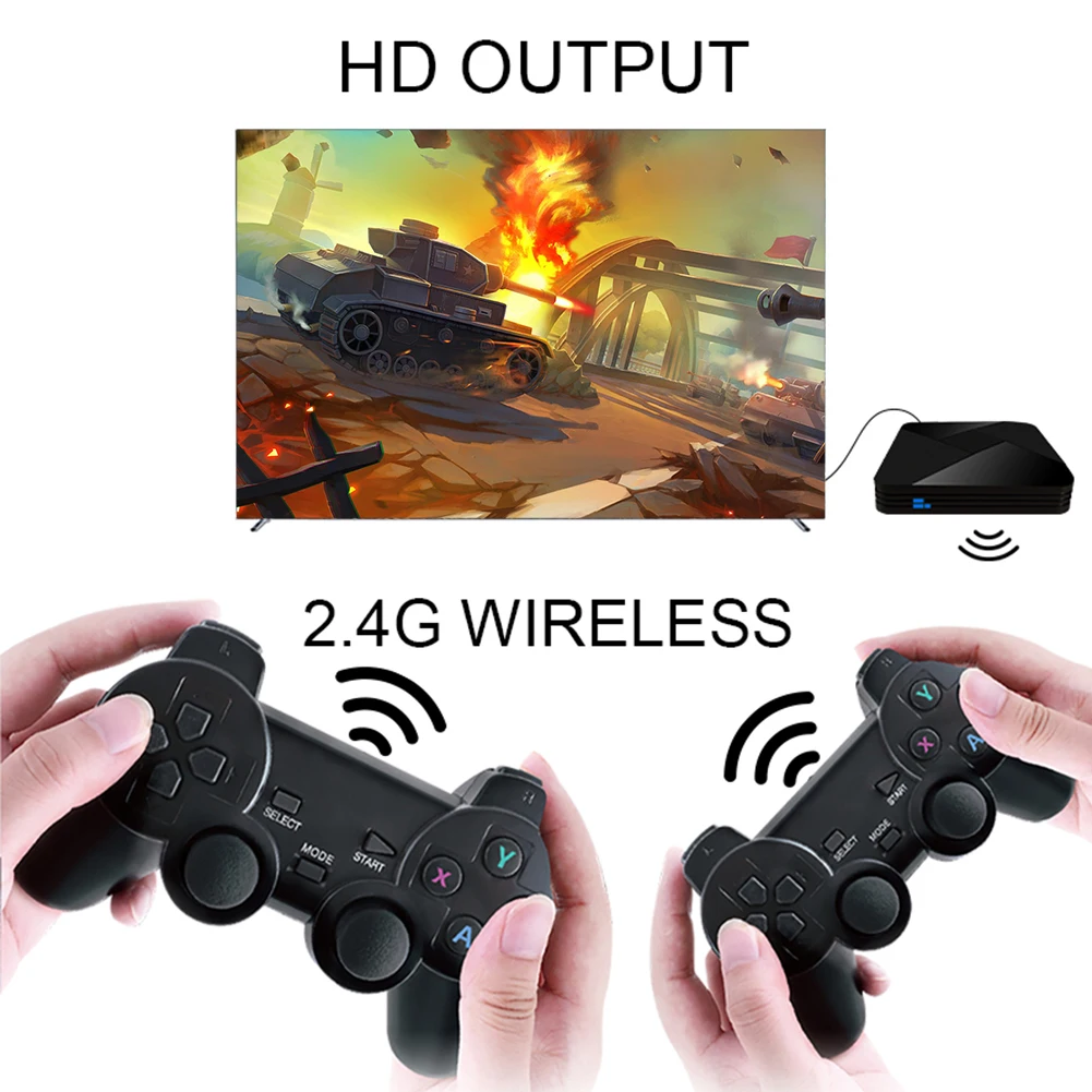 Игровая мини консоль POWKIDDY G5 беспроводной Эмулятор игровой консоли PSP 30000 + плеер GBA
