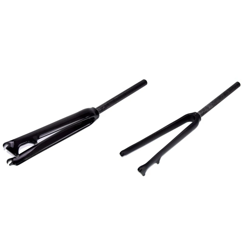 

SPOMANN Carbon Fiber Road Bike Fork Straight Tube Disc Brake Quick 700C