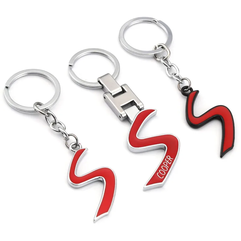 Автомобильный брелок с логотипом S для ключей BMW Mini Cooper One JCW Clubman Countryman Paceman R56 R55 R60