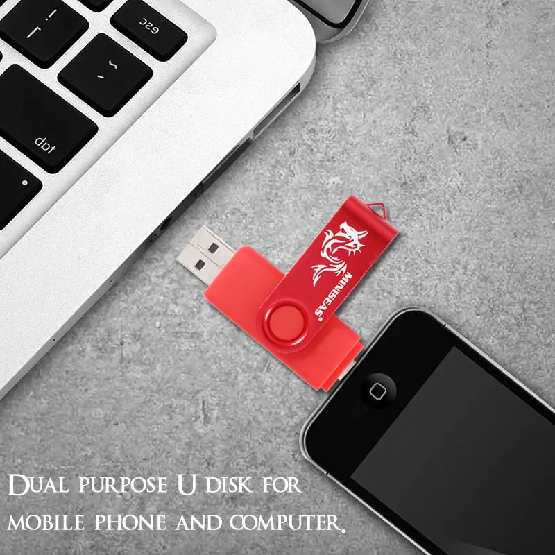 Miniseas dragon Usb флеш накопитель 64 ГБ 32 9 цветов OTG Флешка для телефона Android 16 8 карта