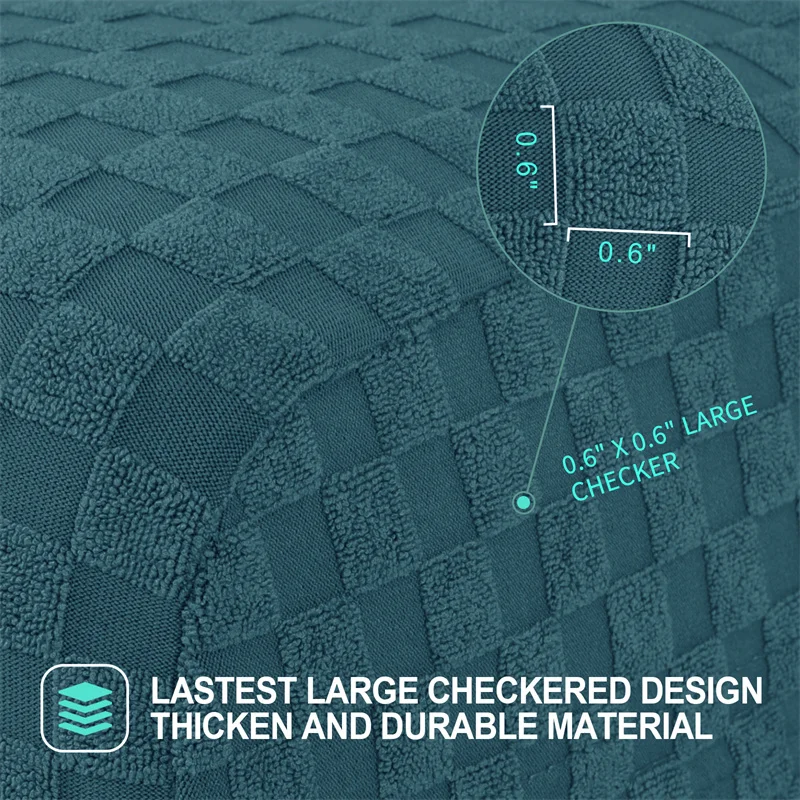 Чехол для кресла на 1 3 места эластичное массажное покрытие дивана с разрезом
