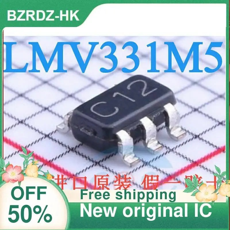 

5 шт./лот LMV331M5X/NOPB C12 SOT23-5 новый оригинальный IC