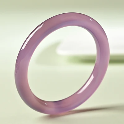 

Zheru ювелирные изделия из натурального агата халцедона 54-64 мм светильник-фиолетовый браслет элегантные принцессы ювелирные изделия лучший подарок для матери и подруги