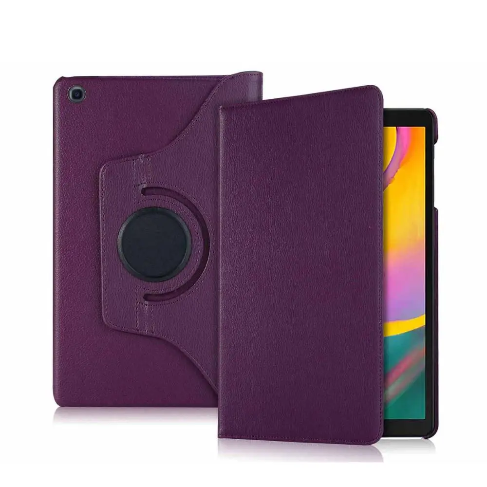 T515-360XZ-Purple Чехол для samsung Galaxy tab A 10,1 SM-T510 T515 чехол для планшета samsung tab a 10,1 - Цвет: T515-360XZ-Purple
