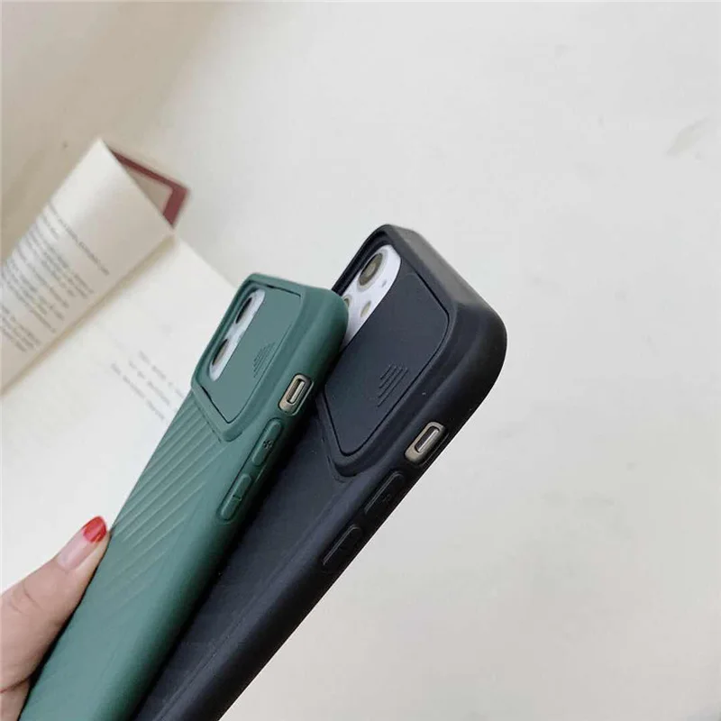 Защитный чехол для телефона с камерой IPhone 11 Pro X XR XS Max 7 8 Plus чехлы из ТПУ и силикона