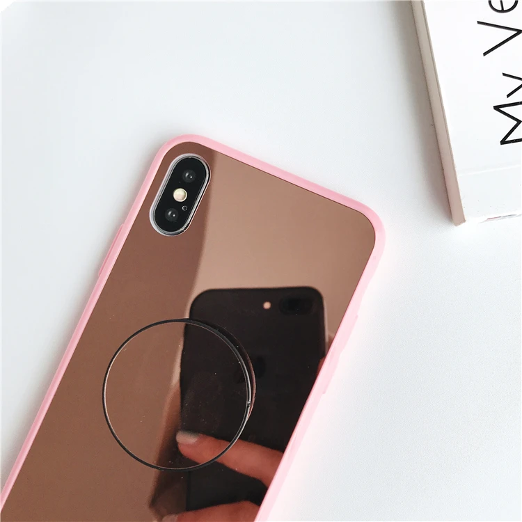Крутая гладкая винно-красная зеркальная задняя крышка для iPhone 11pro Max X 6 6S 7 8 Plus пары Мягкий ТПУ чехол для телефона Fundas сумка