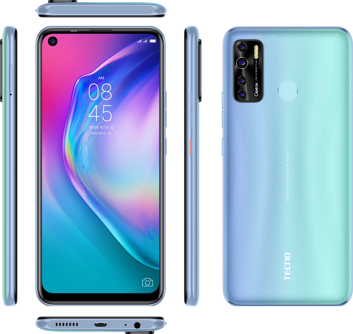 Смартфон TECNO Camon 15 AIR NEW 2020!! 6.6&quotHD+ 5000mAh Android 10 | Мобильные телефоны и аксессуары