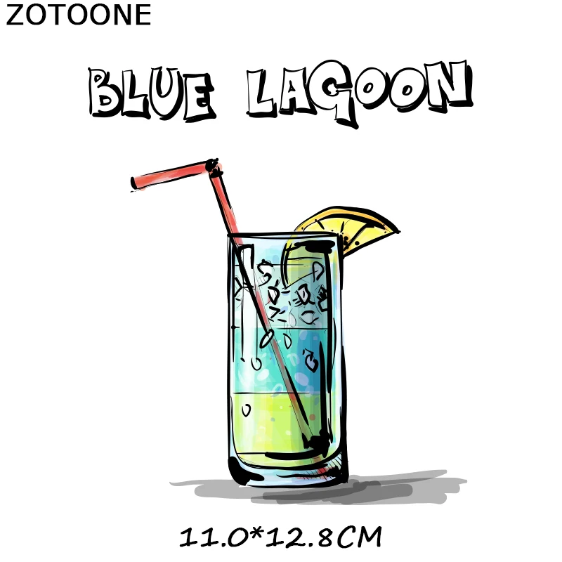 Патчи для лимонного напитка ZOTOONE милые наклейки детей утюжок переодевания одежды