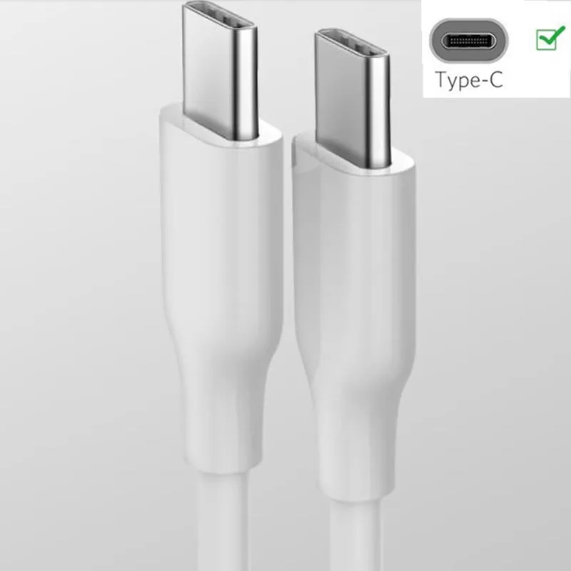 Кабель USB C к Type штекер-штекер 2.4A PD для быстрой зарядки и передачи данных зарядный