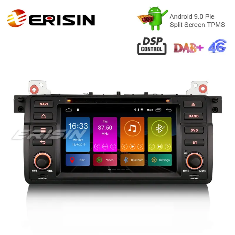 Erisin ES3046B 7 &quotAndroid 9 0 для BMW E46 стерео DAB + DSP 4G WiFi gps Navi|Автомагнитолы| |