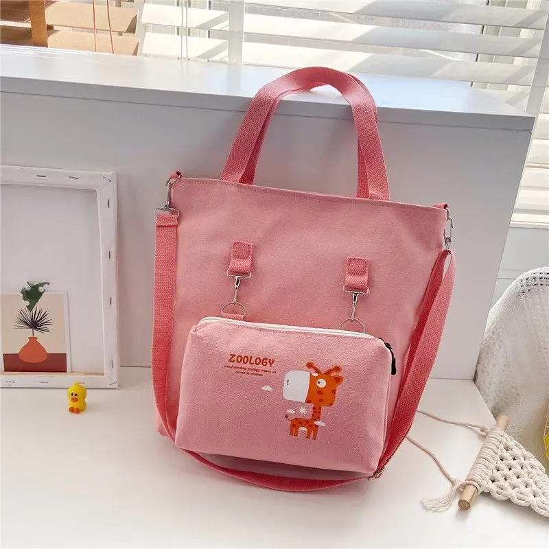 

2021spring new Bags for Women nylon Cartoon Removable Shoulder Bag Shopping Bags Female Handbag High capacity Messenger bag