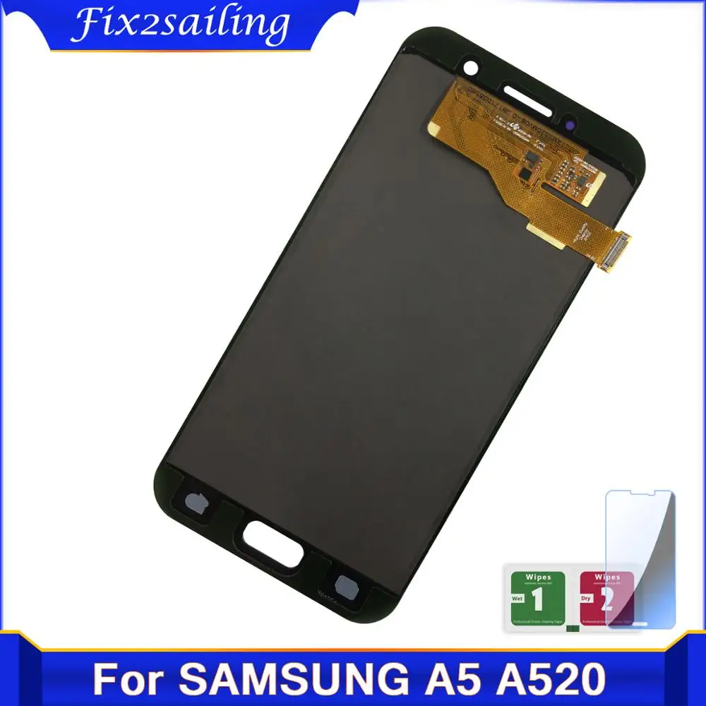 Для Samsung Galaxy A5 2017 A520F SM A520 ЖК дисплей сенсорный экран дигитайзер стекло в сборе