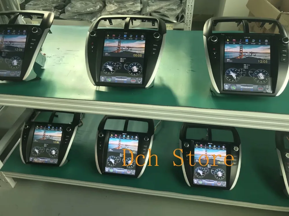 Автомобильный радиоприемник 10 4 дюйма в стиле Tesla Android 9 0 автомобильный DVD