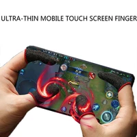 2pcs breathable sweat proof game controller finger cover gaming finger gloves non scratch sleeve sensitive nylon mobile touch