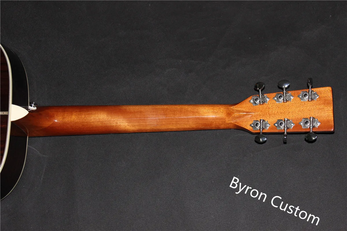 freies verschiffen fabrik shop unterschrift akustische elektrische gitarren om akustische gitarre 14 bünde gitarre free global shipping