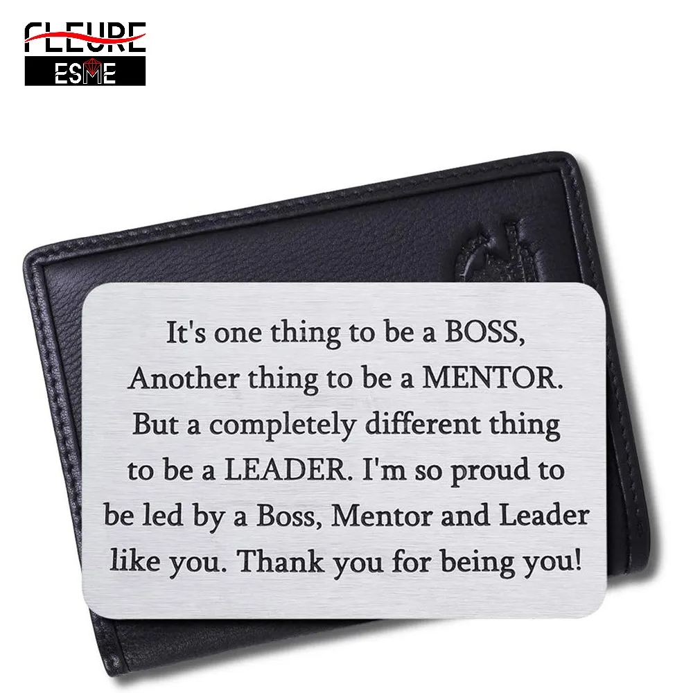 Благодарим Вас за понимание Подарочные бумажники открытки для ментора