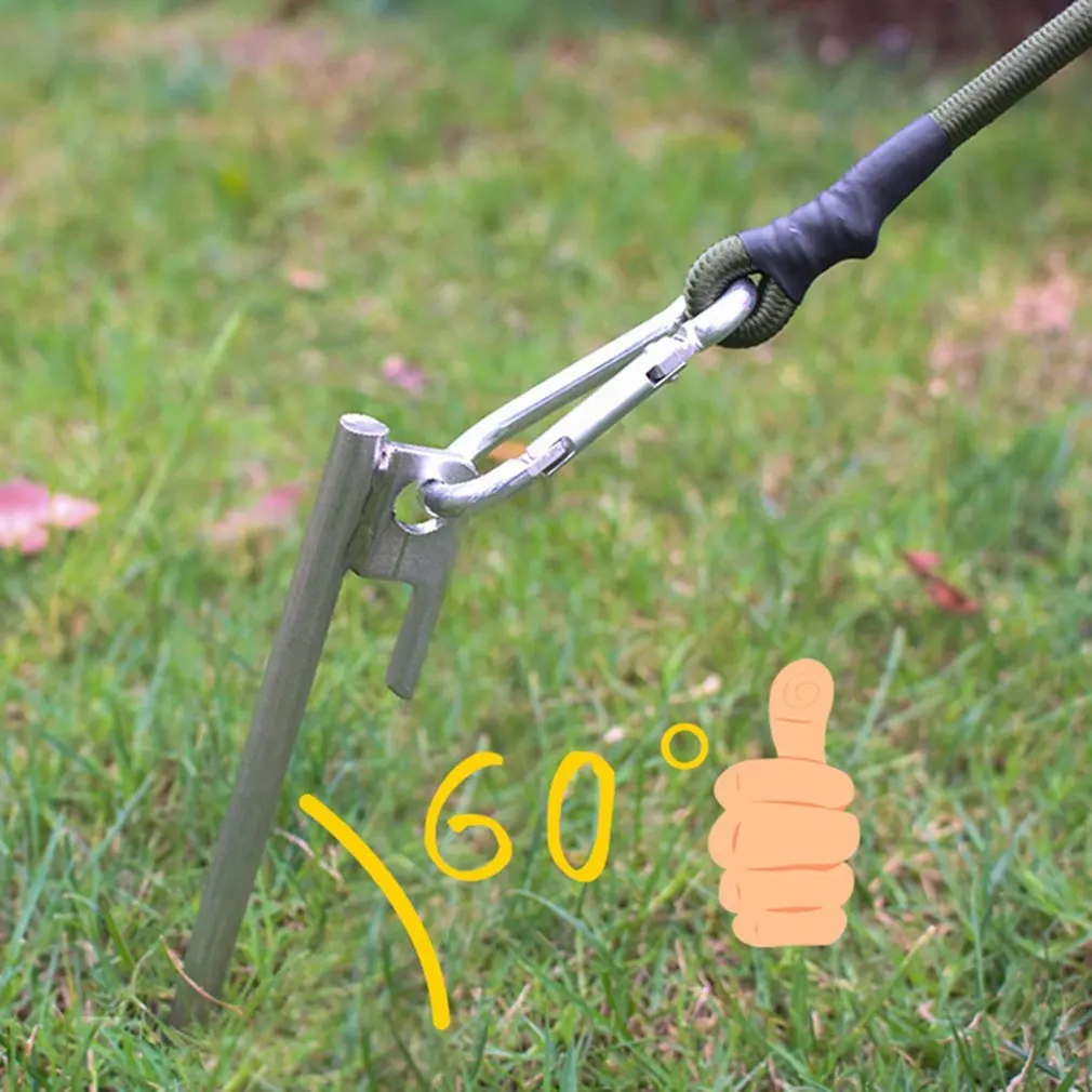 

6PCS Outdoor High Strength Titanium alloy tent nail spike canopy Tent peg Camping Tent nail stakes 8x240mm8x300mm8x350mm