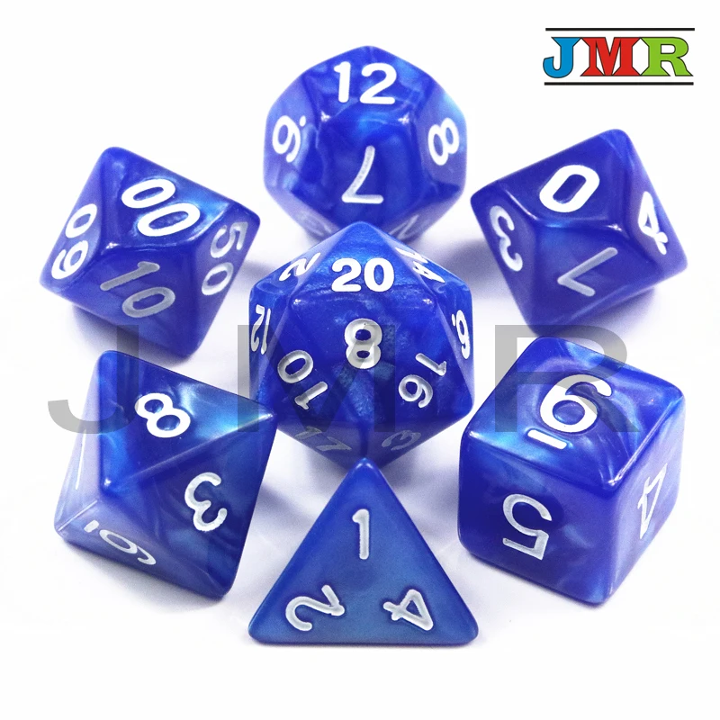 Продвижение 7 шт./компл. набор игральных костей мульти сторонние кости с