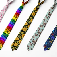 new fashion colorful novel science symbol accessories necktie high quality 8cm mens ties suit business wedding casual