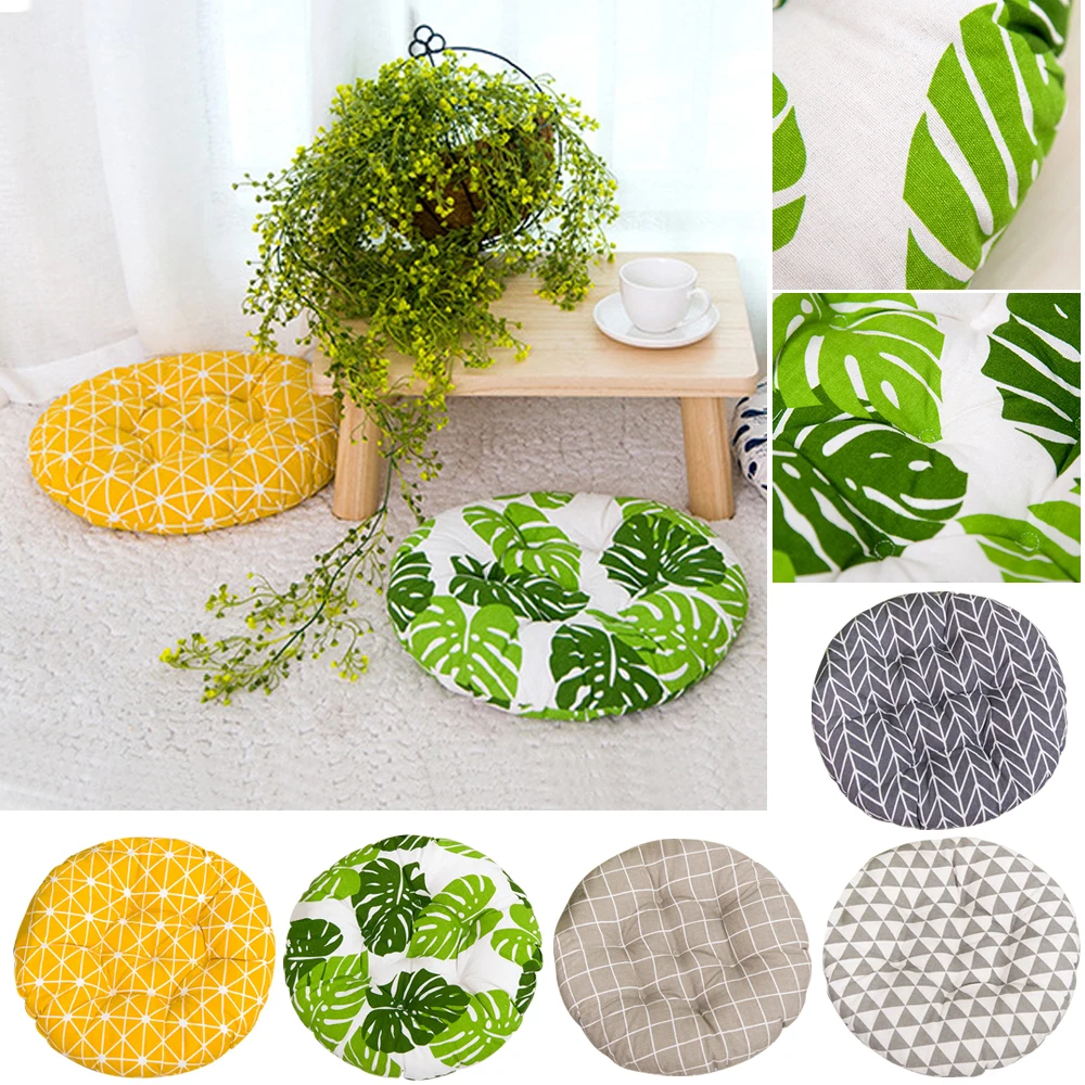 

1PCS Round Winter Office Bar Chair Cushion Pad Cotton Thick Cushion Dining Chair Seat Pads Garden Floor Cushion Home Seat