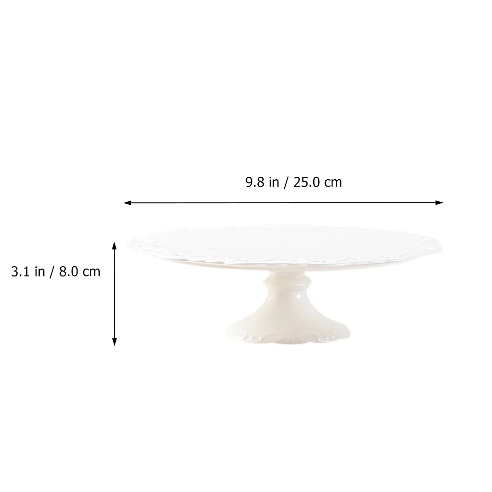 Reusable Ceramic Cake Stand Storage Tray Creative Dessert for Wedding Baby Shower Birthday | Дом и сад