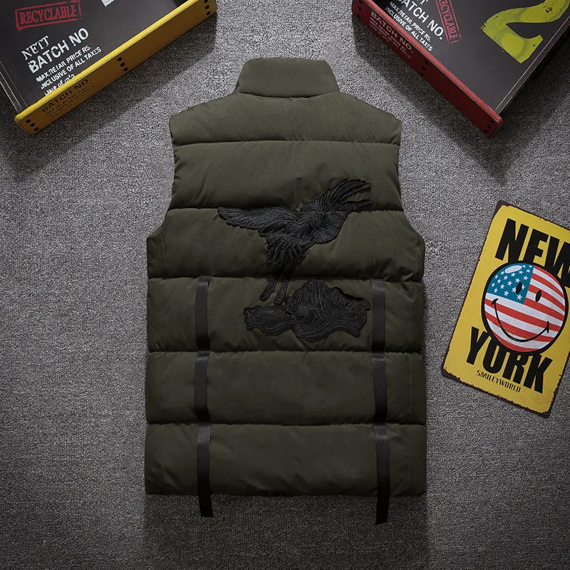 Новинка стильный осенне-зимний жилет для мужчин высокое качество капюшон теплая