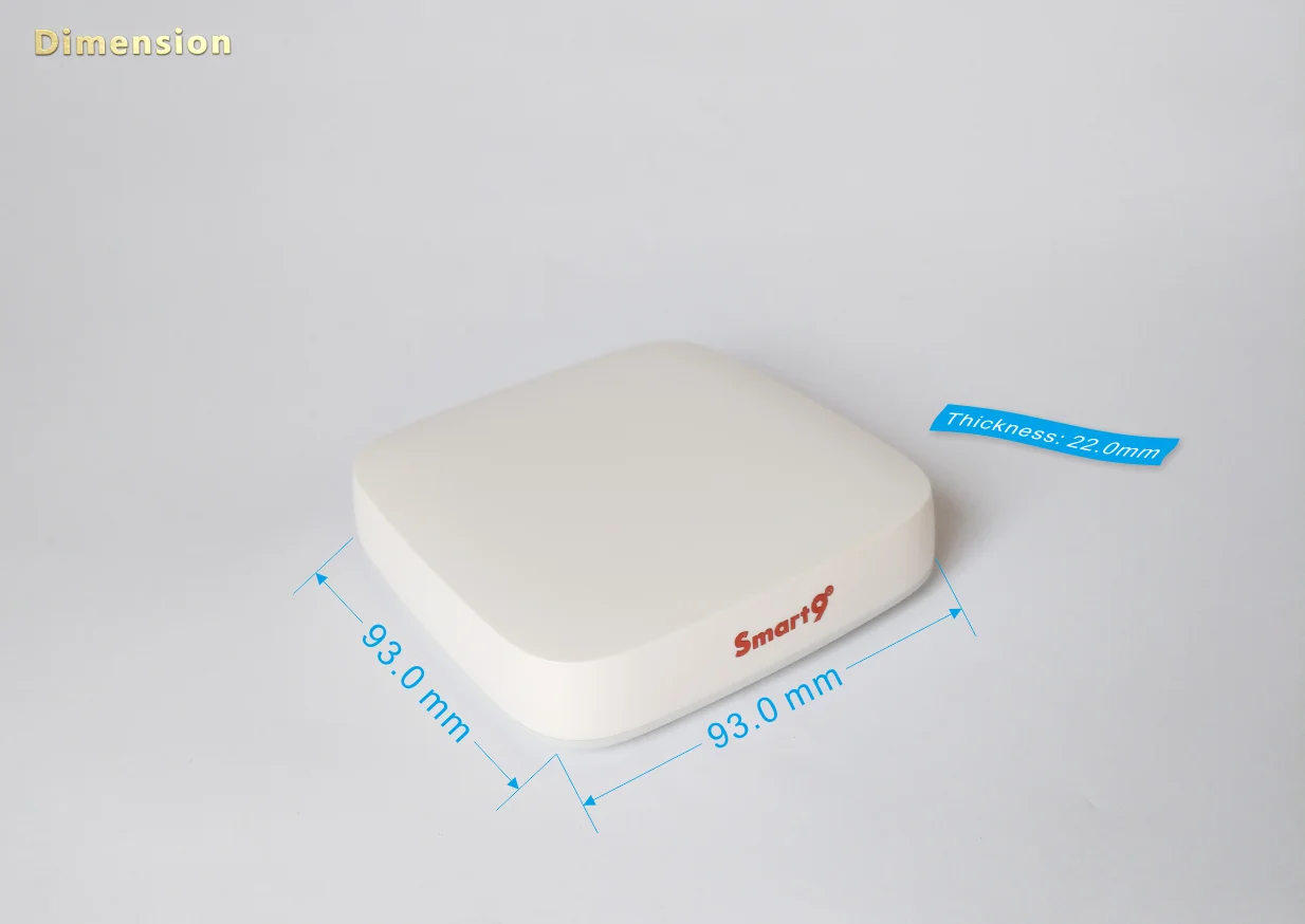 Smart9 TuYa ZigBee Hub, центр управления умным домом работает с TuYa Smart и Smart Life App питание от TuYa