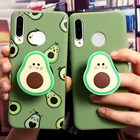 Роскошный мягкий силиконовый чехол для OPPO F1S, A83, F11, A3S, A5, A31, A9, 2020, A12E, A57, F9 Pro Reno, 4 дюйма, милая Подставка-чехол с авокадо