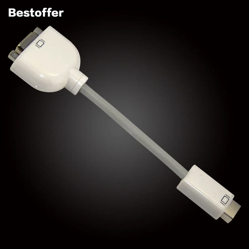 HD Mini DVI Male to VGA 15PIN Female Adapter Convertor For Apple MacBook Display Monitor | Электроника